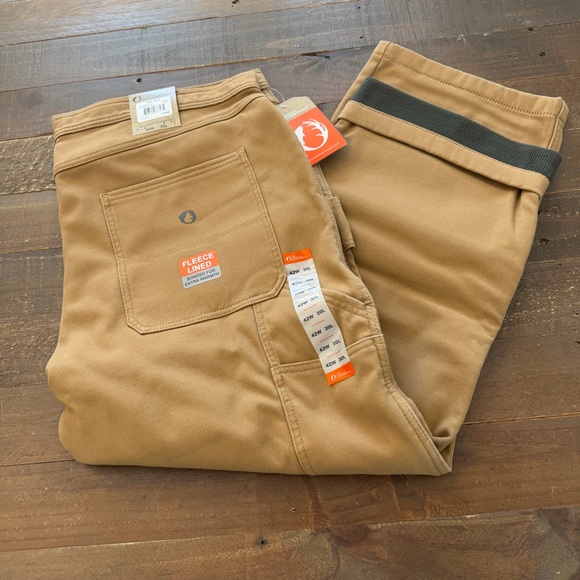 Legendary Whitetails Other - American Outdoorsman Fleece Bonded Canvas Carpenter Pant 32” inseam
